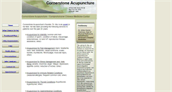 Desktop Screenshot of cornerstoneacupuncture.com