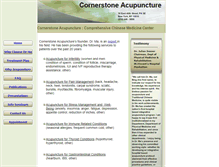 Tablet Screenshot of cornerstoneacupuncture.com